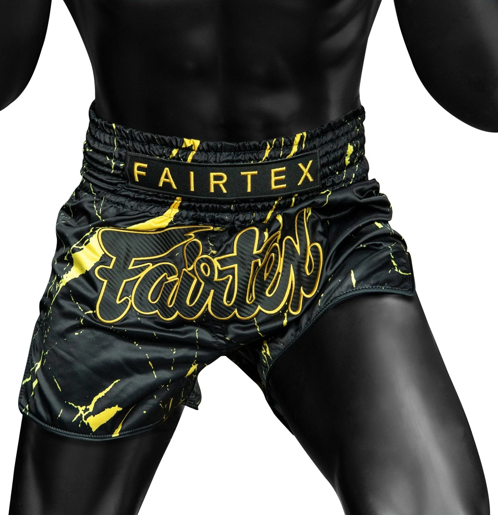 FAIRTEX MUAY THAI SHORTS - BS1947 BLACK MARBLE - Image 3