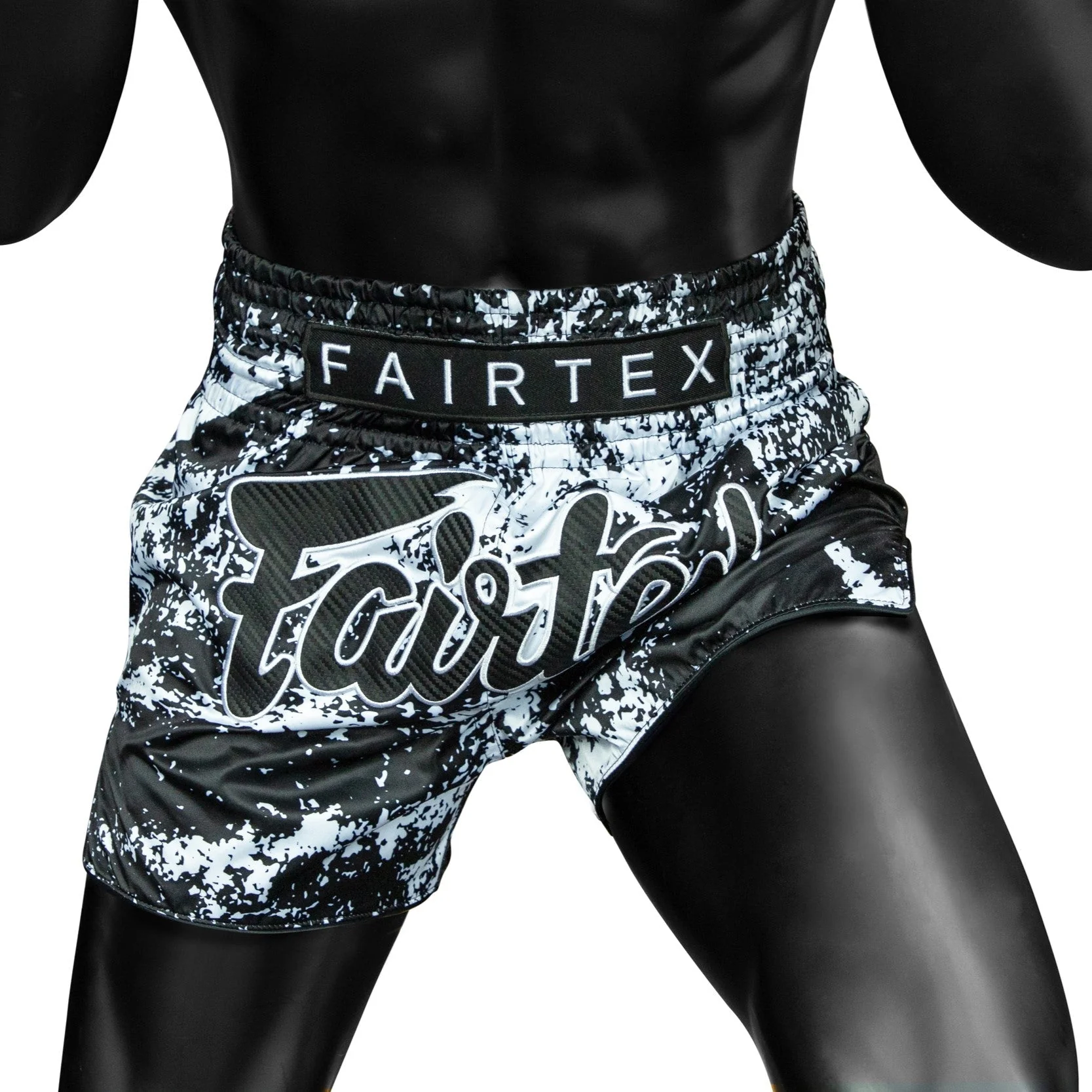 FAIRTEX MUAY THAI SHORTS - BS1949 GRUNGE BLACK - Image 5