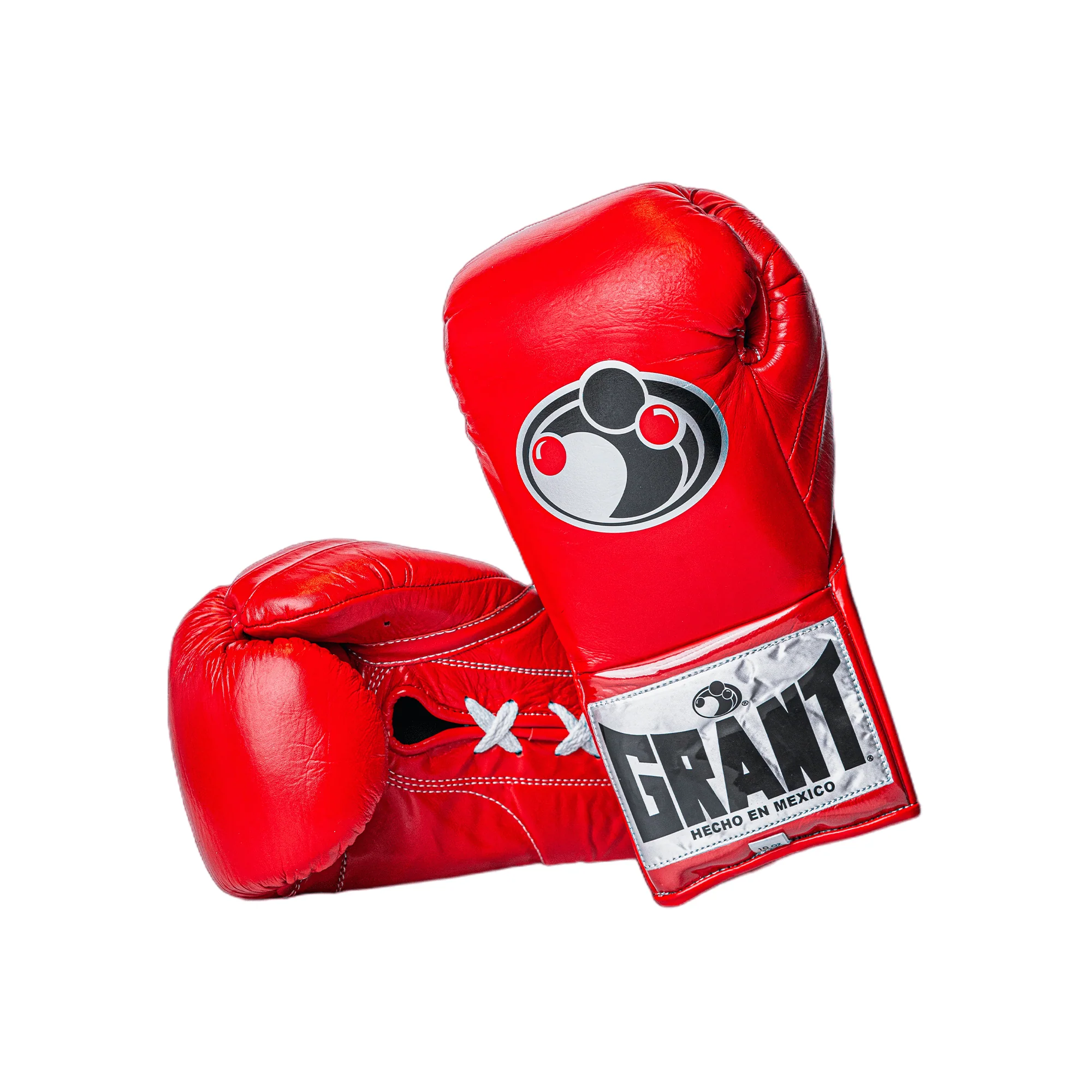 Grant Boxing Gloves 10oz Lace - Red - Image 2