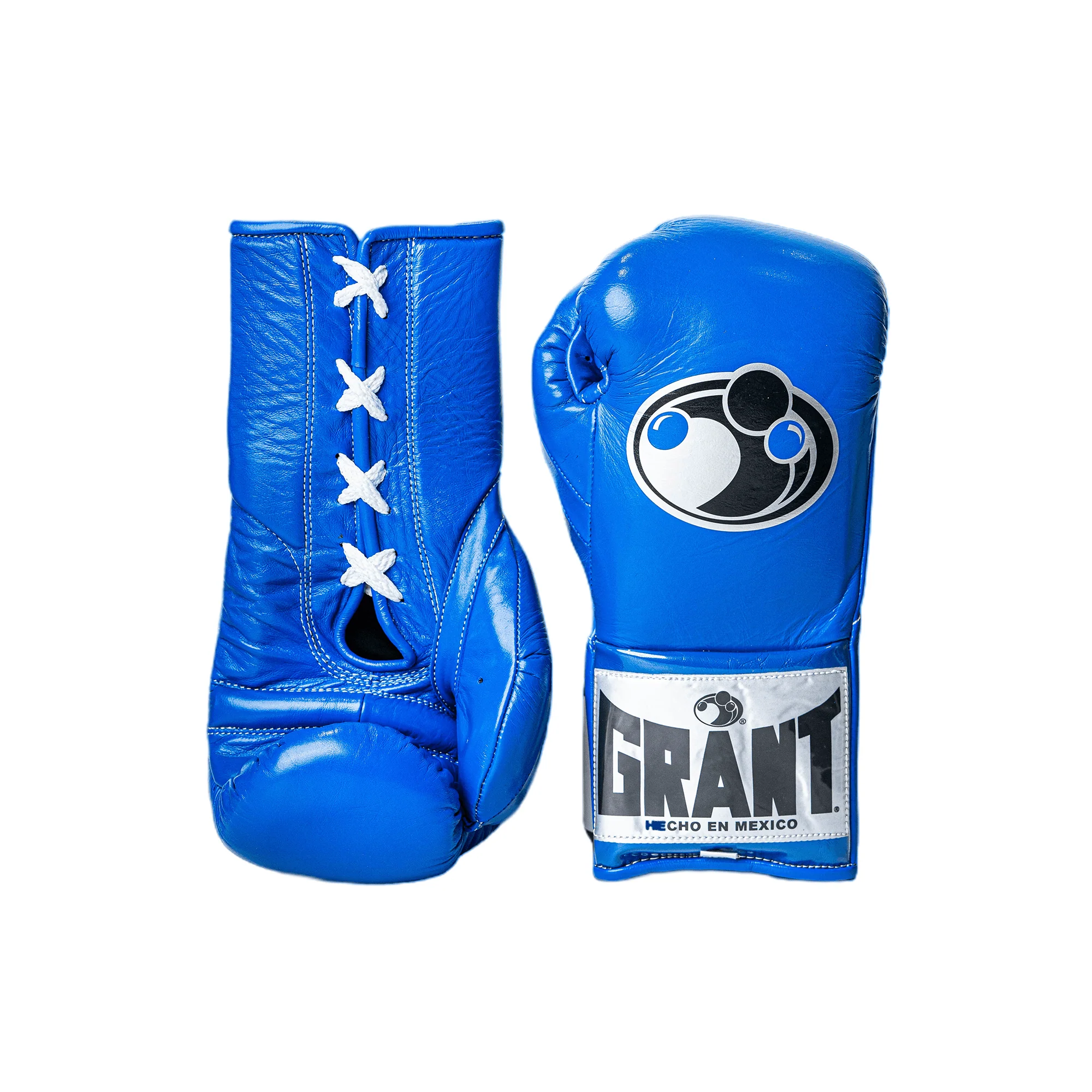 Grant Boxing Gloves 10oz Lace - Royal Blue - Image 2