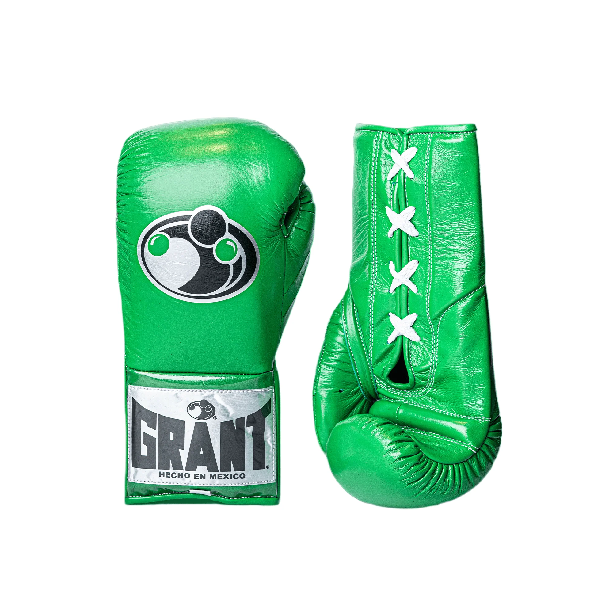 Grant Boxing Gloves 10oz Lace - Green - Image 2