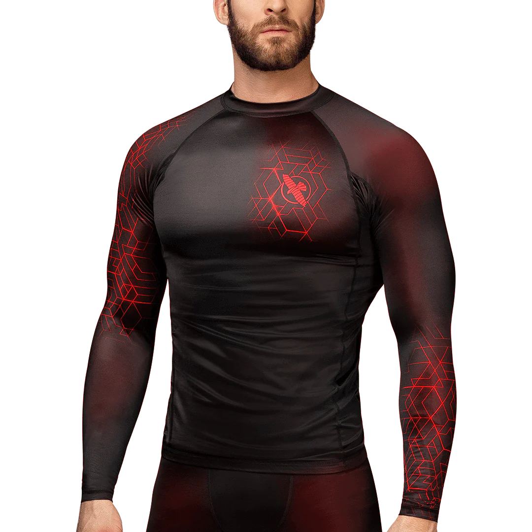 Hayabusa Geo Long Sleeve Rash Guard - Image 2