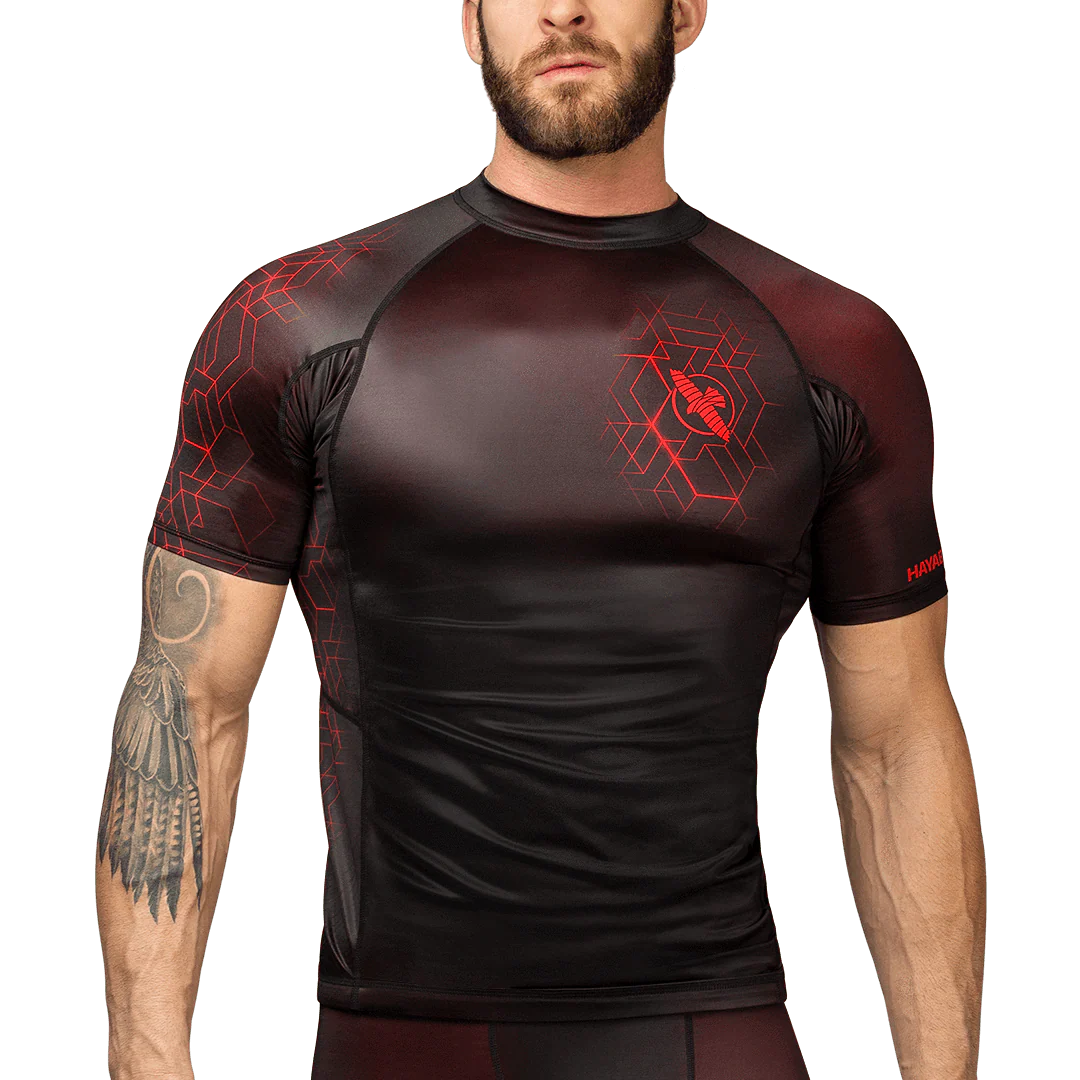 Hayabusa Geo Short Sleeve Rash Guard - Image 2