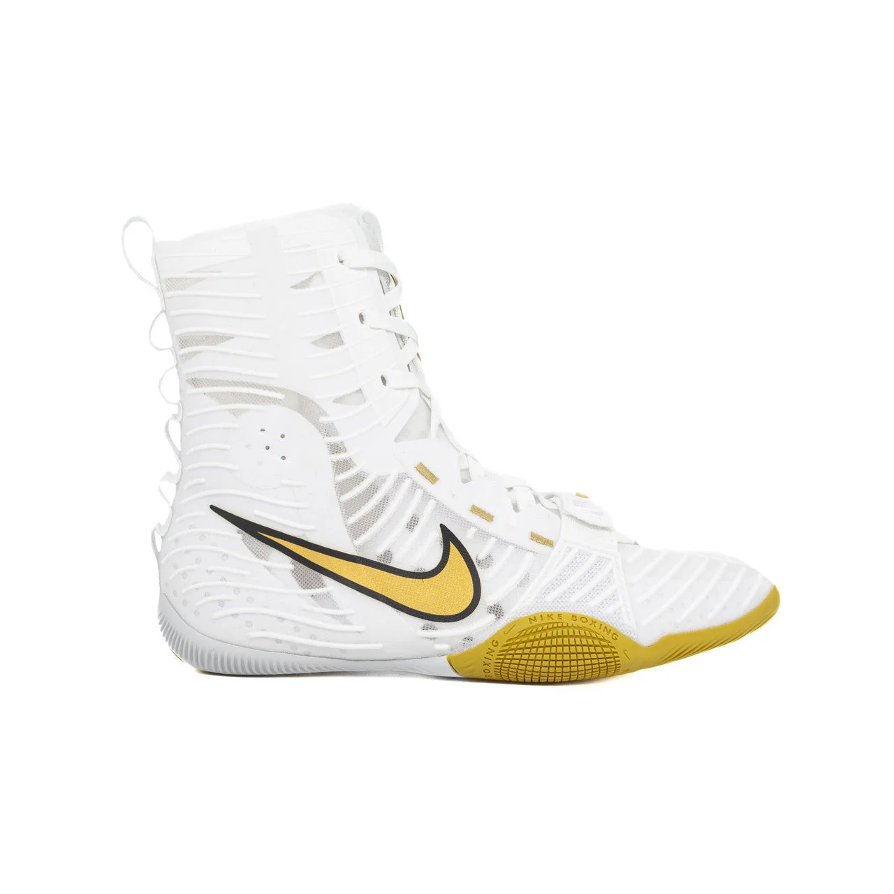 Nike HyperKO 3 Boxing Shoes - White/Gold - Image 2