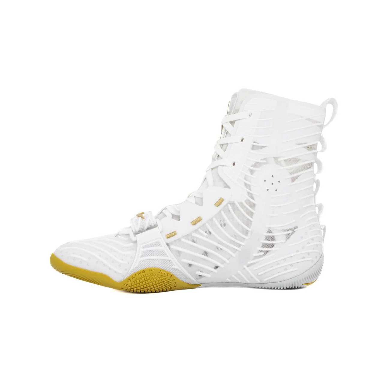 Nike HyperKO 3 Boxing Shoes - White/Gold - Image 4