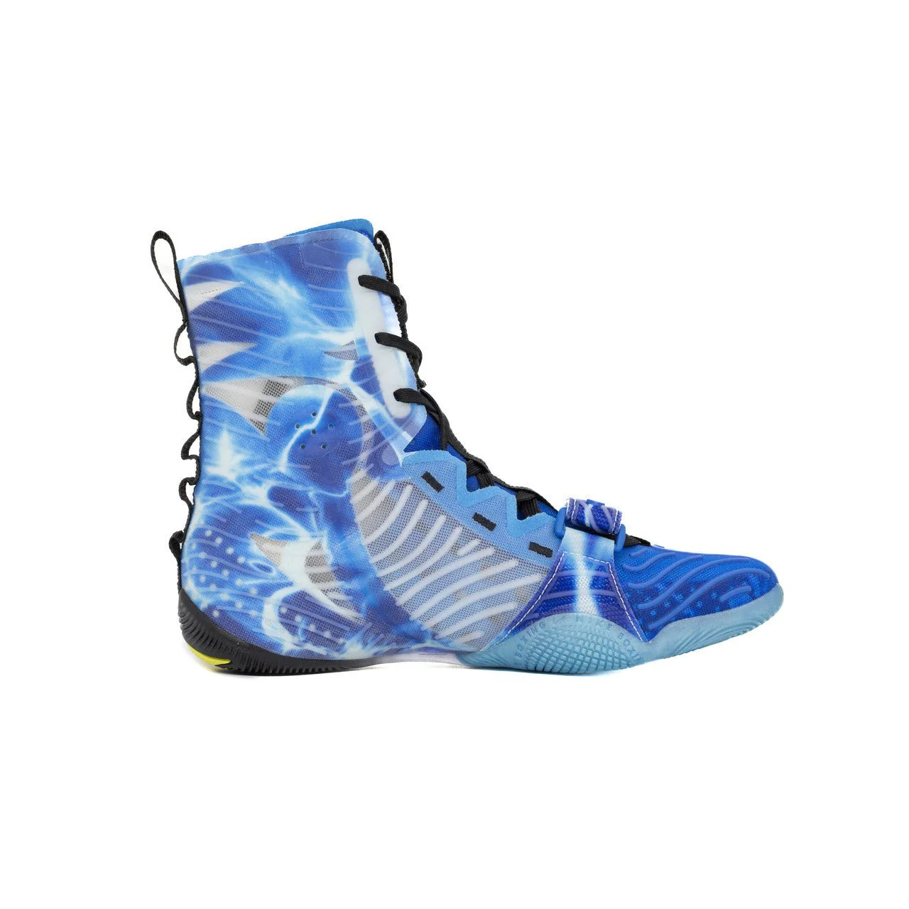 Nike HyperKO 3 SE Boxing Shoes - Photo Blue/Sonic Yellow-Black - Image 3