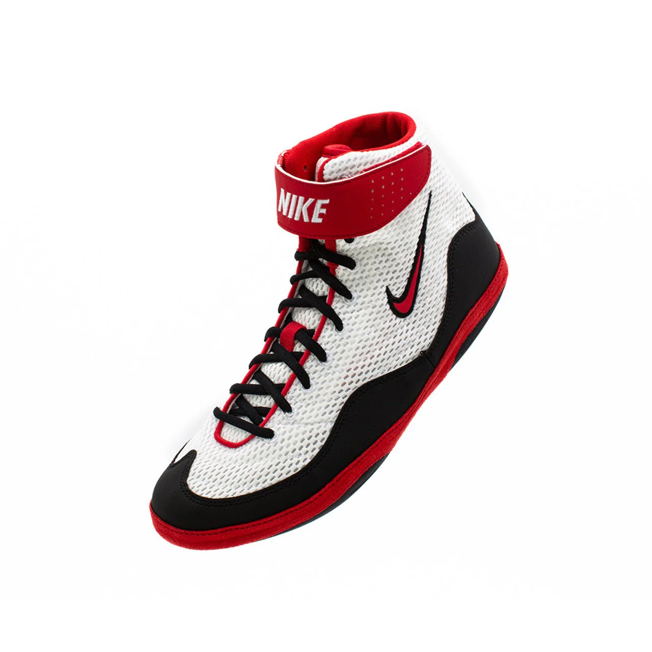 Nike Inflict 3 Wrestling Shoes - White / Red / Black - Image 6