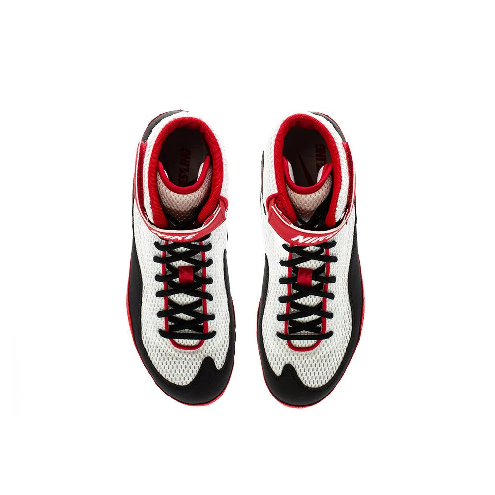Nike Inflict 3 Wrestling Shoes - White / Red / Black - Image 7
