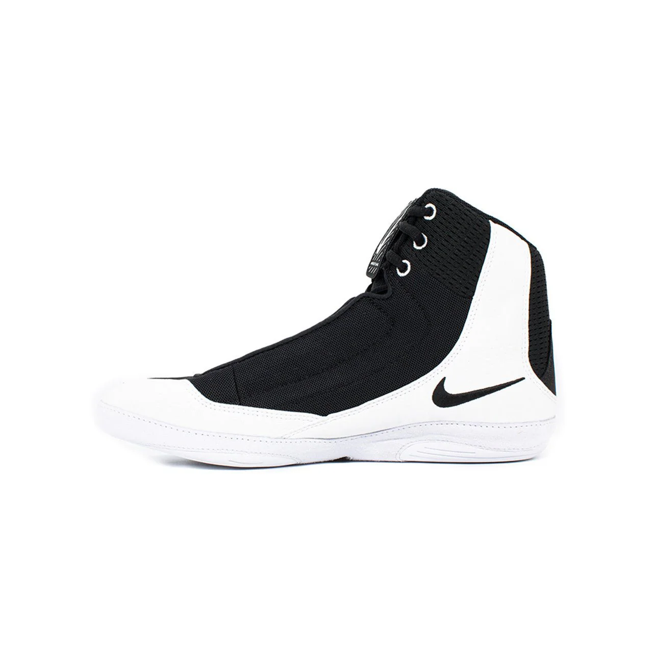 Nike Inflict 4 Wrestling Shoes - Black/White/Wolf Grey - Image 2