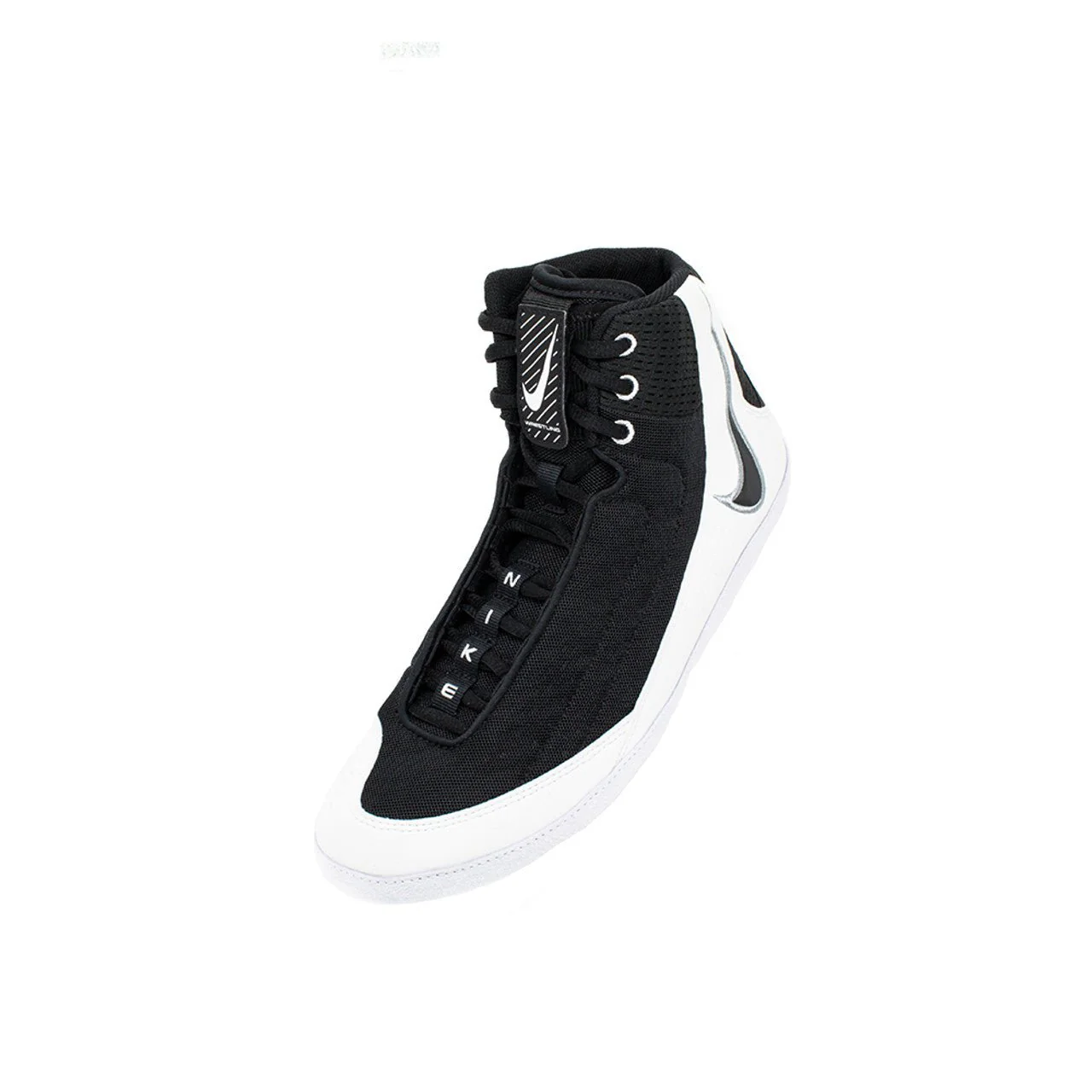 Nike Inflict 4 Wrestling Shoes - Black/White/Wolf Grey - Image 6