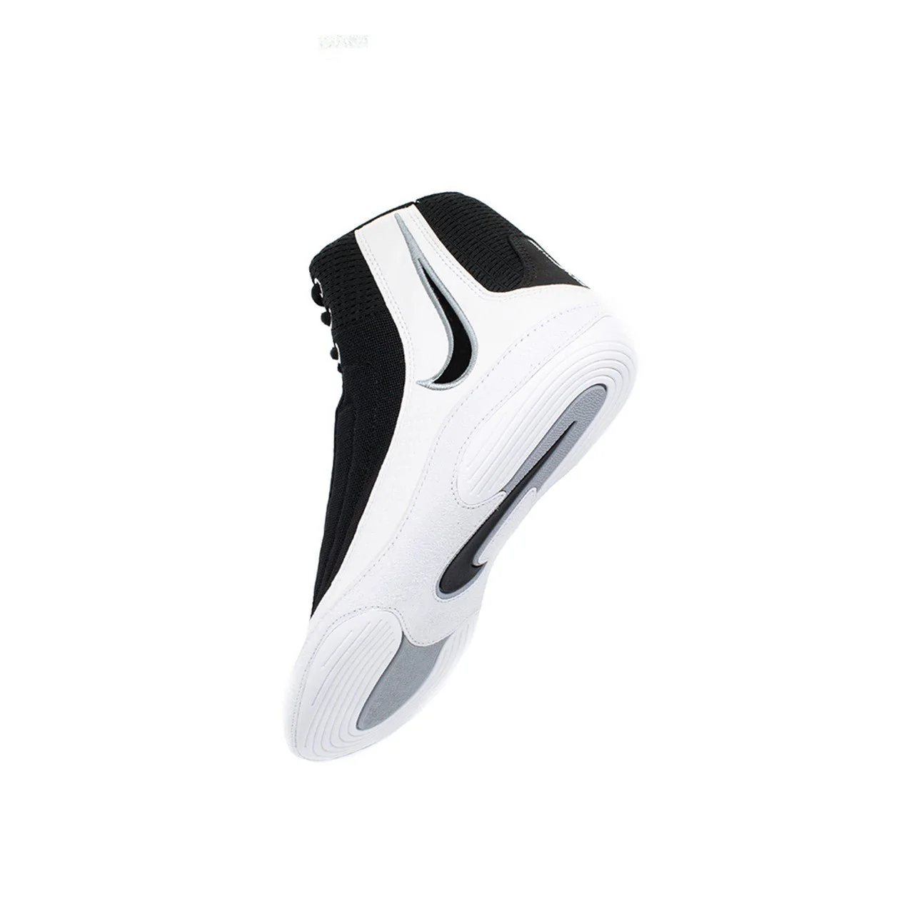Nike Inflict 4 Wrestling Shoes - Black/White/Wolf Grey - Image 7