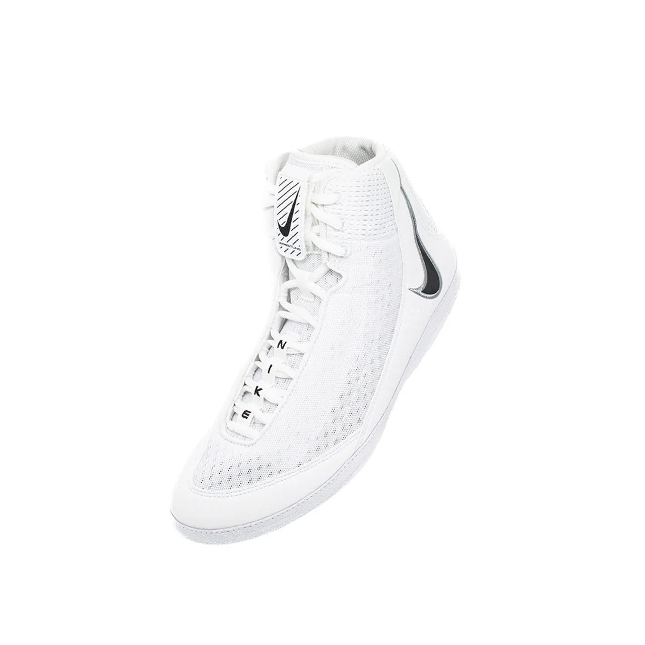 Nike Inflict 4 Wrestling Shoes - White/Black - Image 6