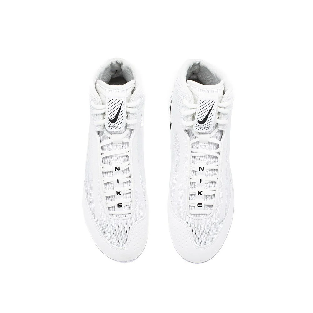 Nike Inflict 4 Wrestling Shoes - White/Black - Image 8
