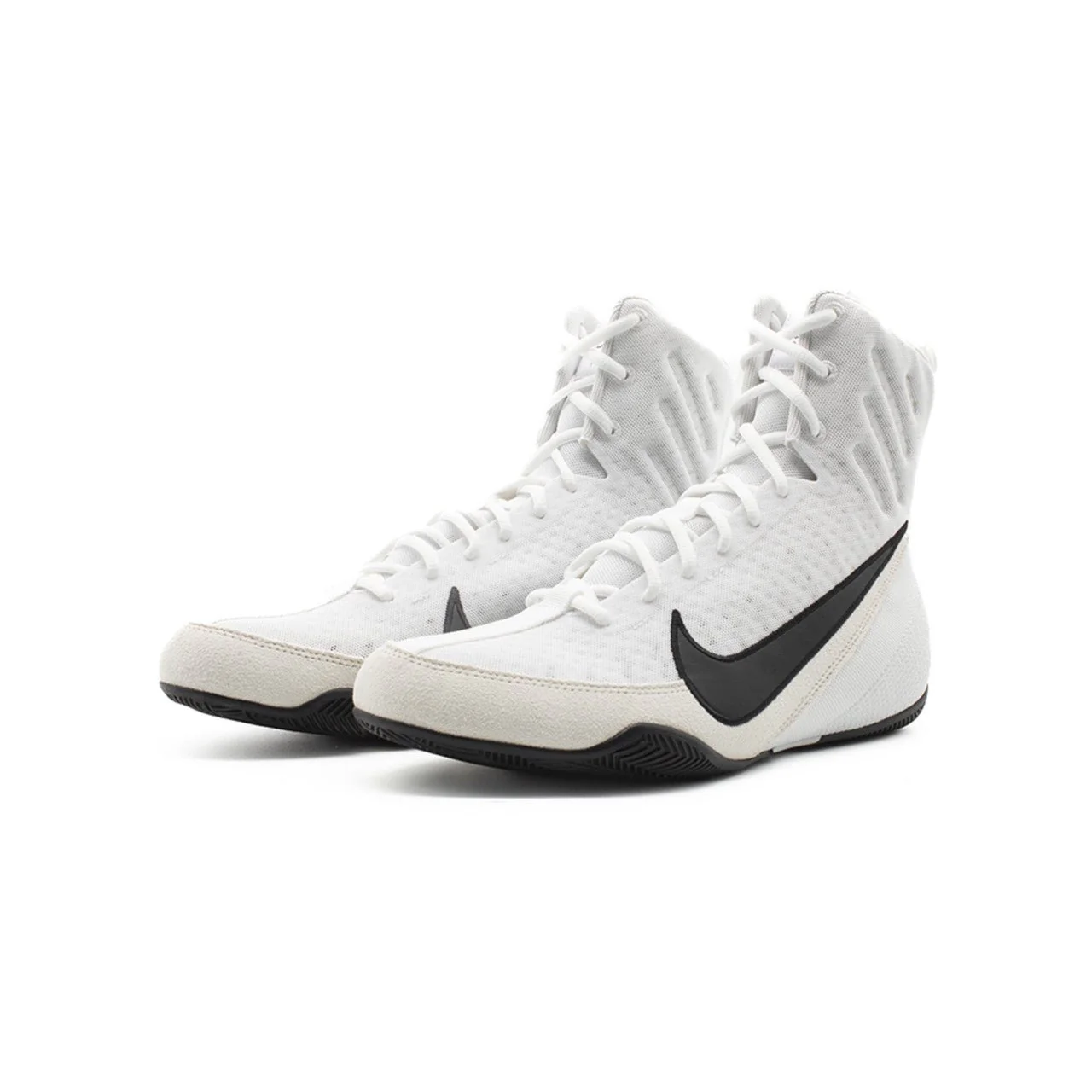 Nike Machomai 3 Boxing Shoes - White/Black - Image 5