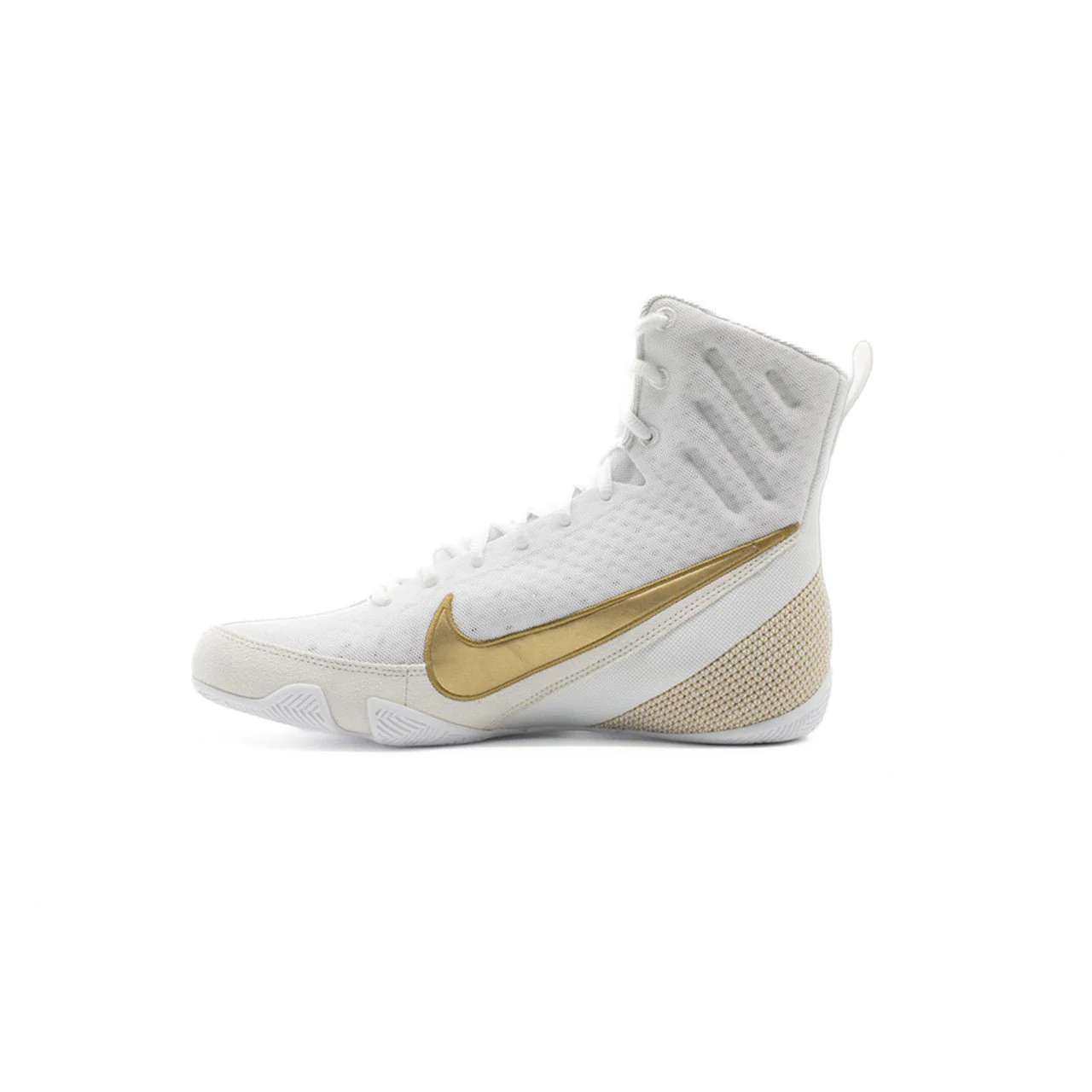 Nike Machomai 3 Boxing Shoes White/Gold - Image 2