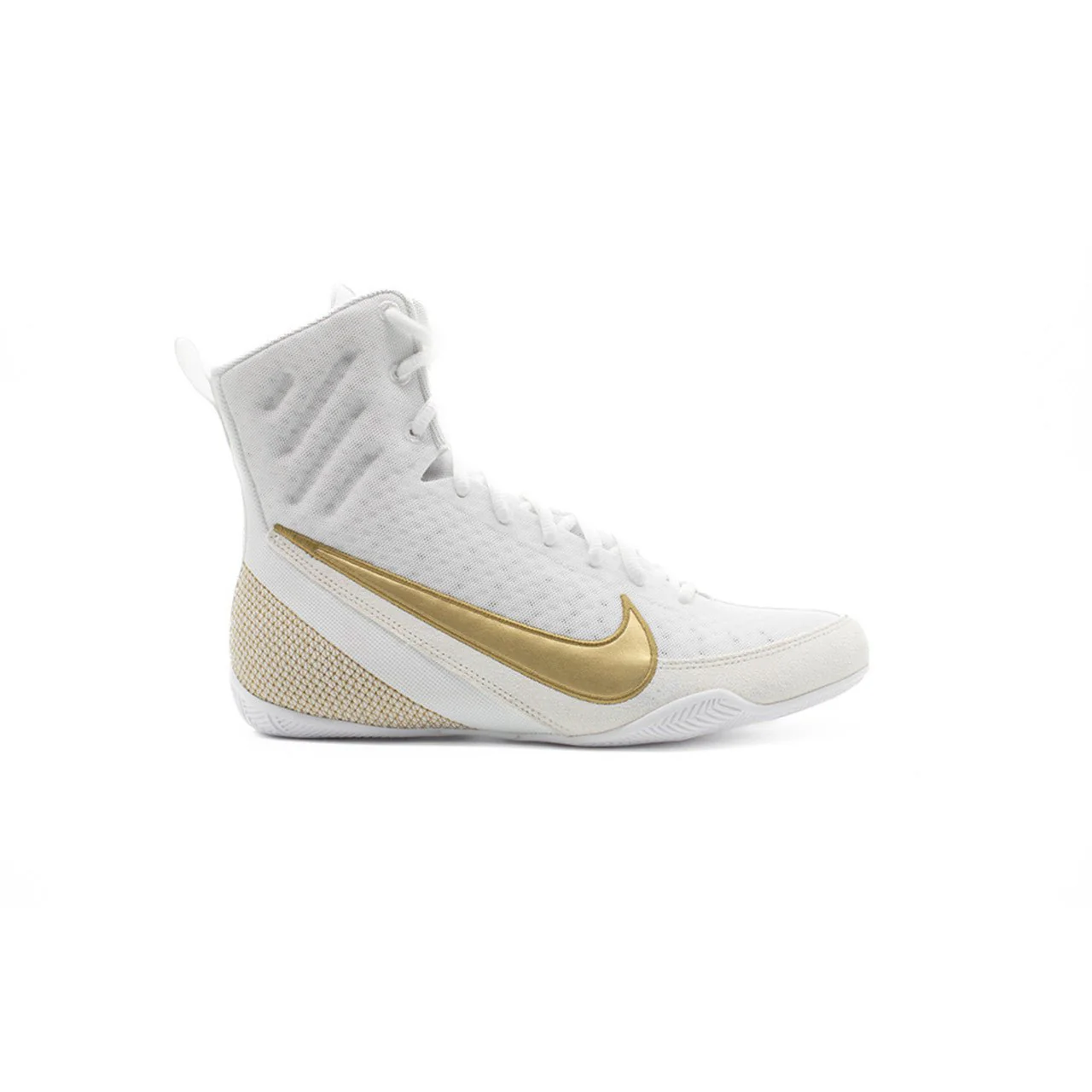 Nike Machomai 3 Boxing Shoes White/Gold - Image 4