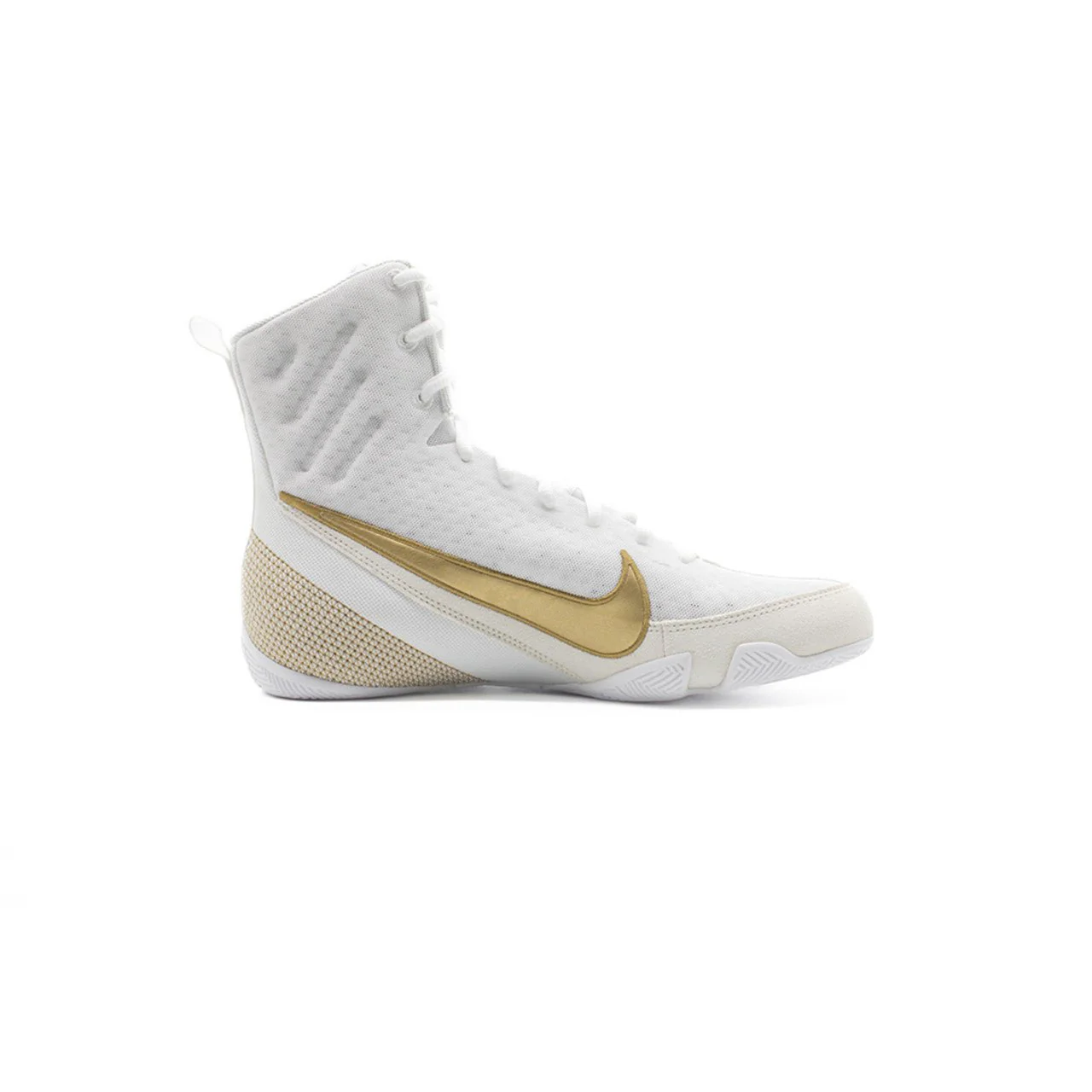 Nike Machomai 3 Boxing Shoes White/Gold - Image 5
