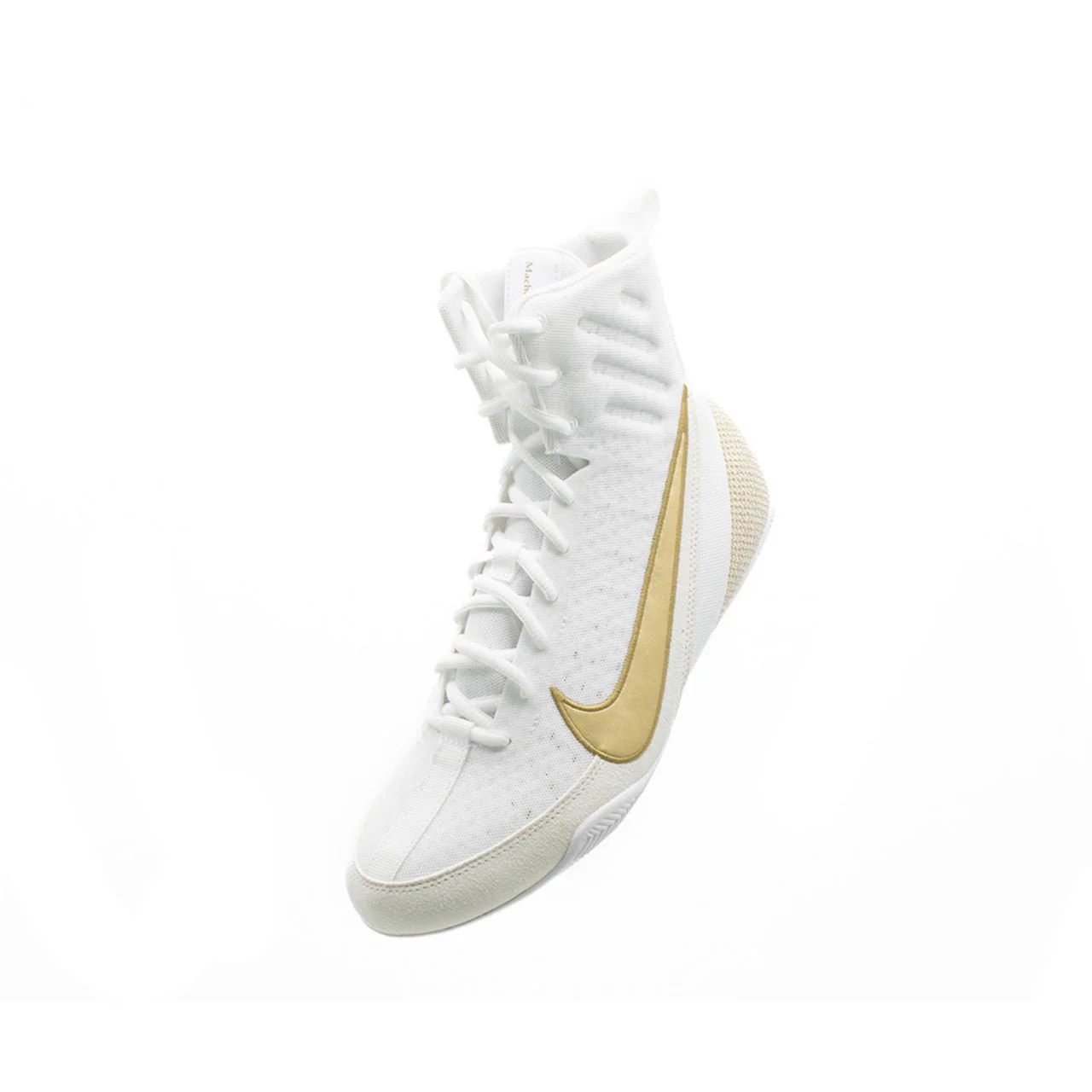Nike Machomai 3 Boxing Shoes White/Gold - Image 8