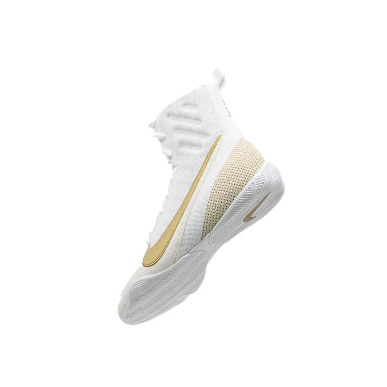 Nike Machomai 3 Boxing Shoes White/Gold - Image 9