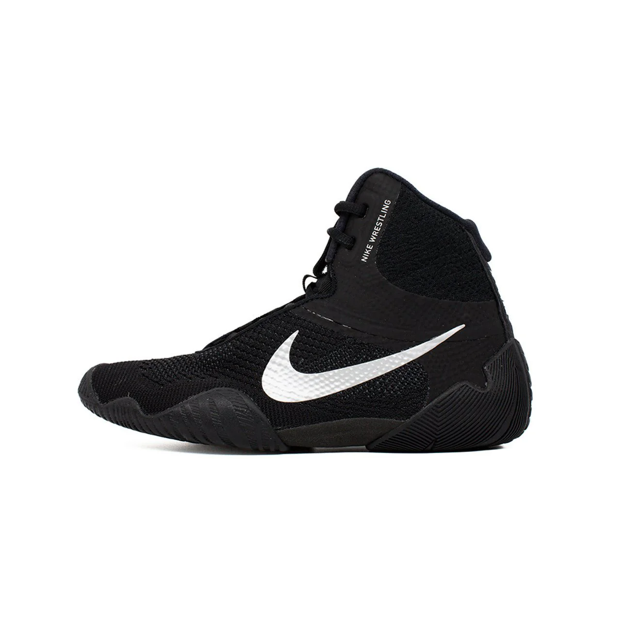 Nike Tawa Wrestling Shoes - Black/Metallic Silver - Image 2