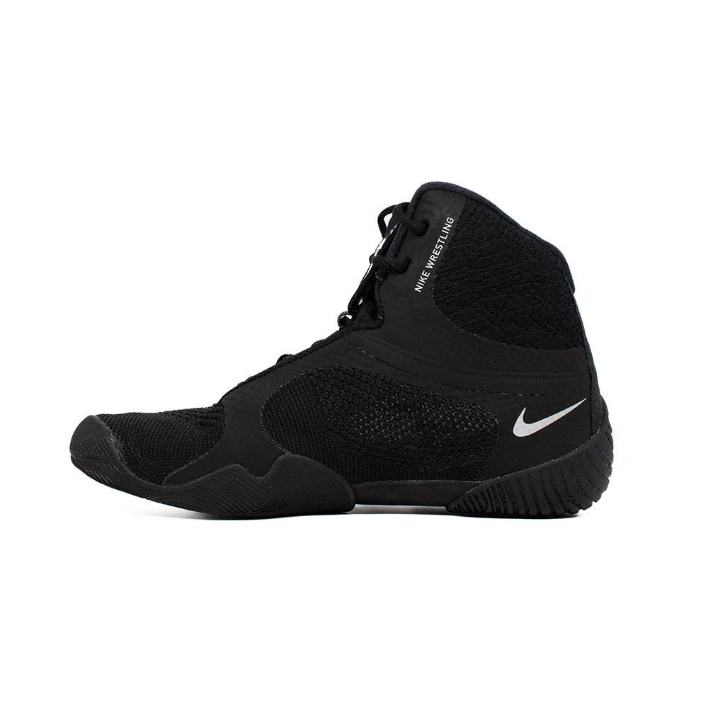 Nike Tawa Wrestling Shoes - Black/Metallic Silver - Image 3