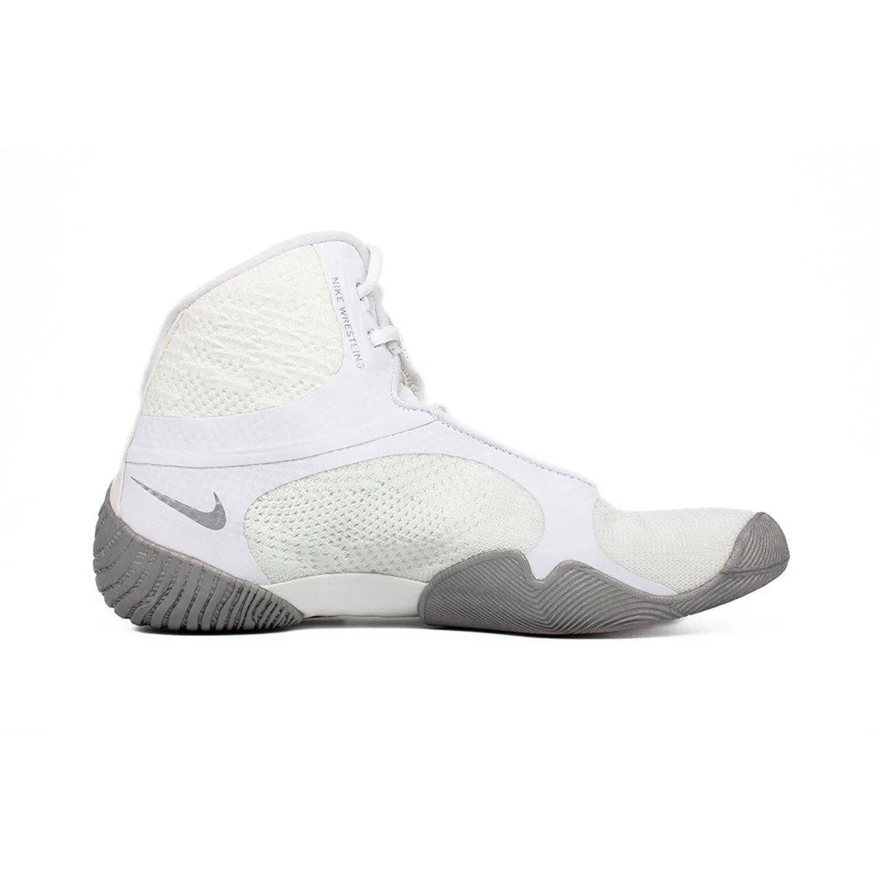 Nike Tawa Wrestling Shoes - White/Metallic Silver - Image 3