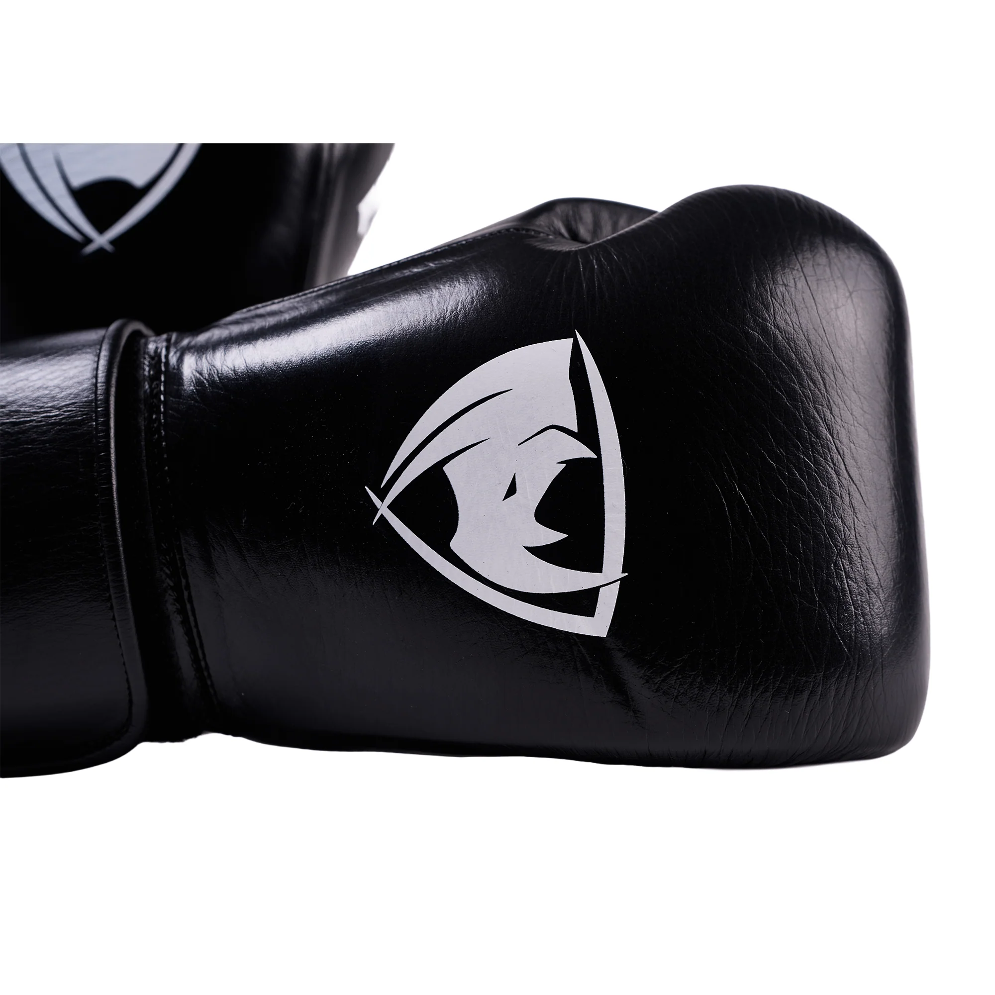 Prolast PG Professional Boxing Gloves Charcoal Black - Velcro ( Hand Made ) - Image 8