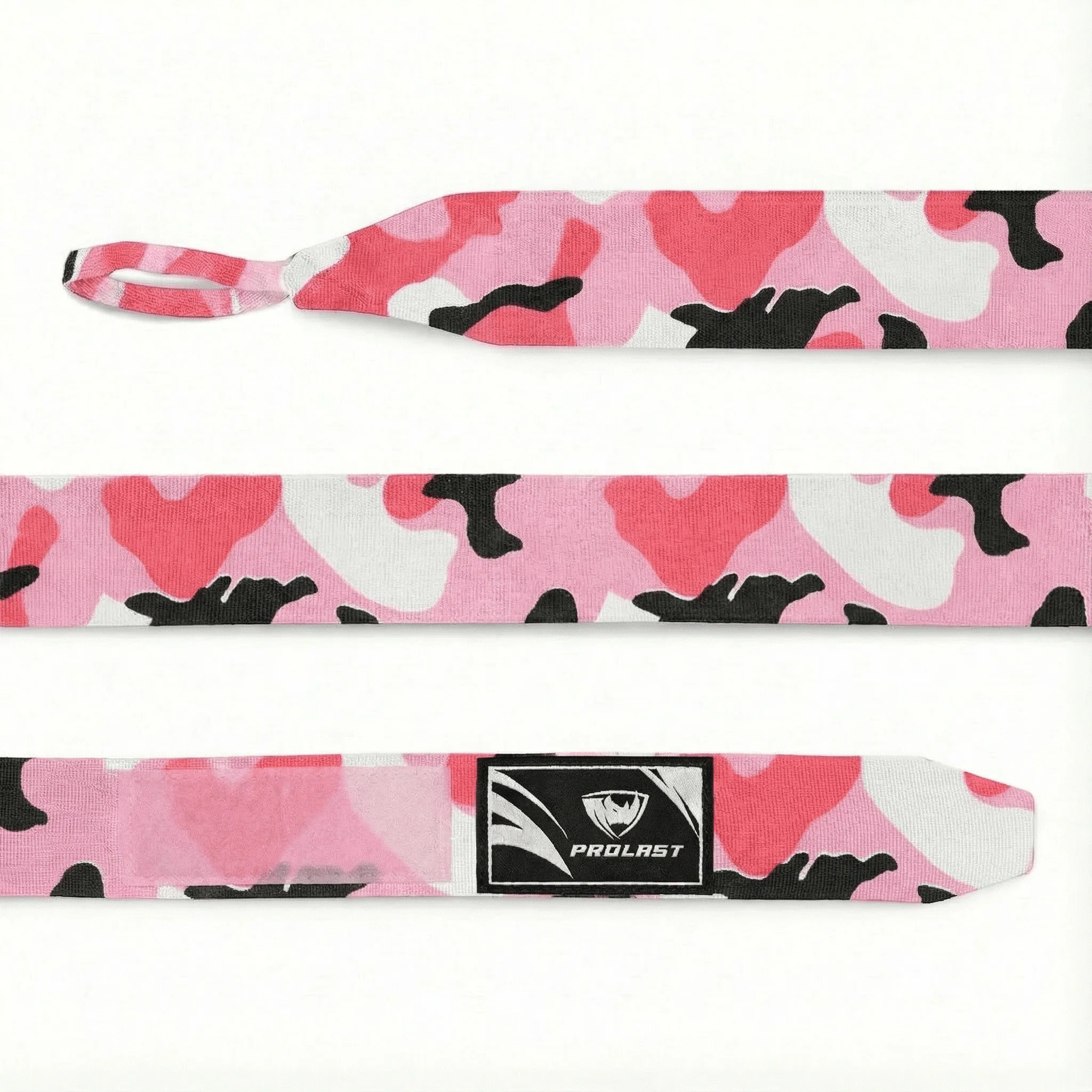 Prolast Professional Boxing 180' CAMO PINK Hand Wraps - Image 2