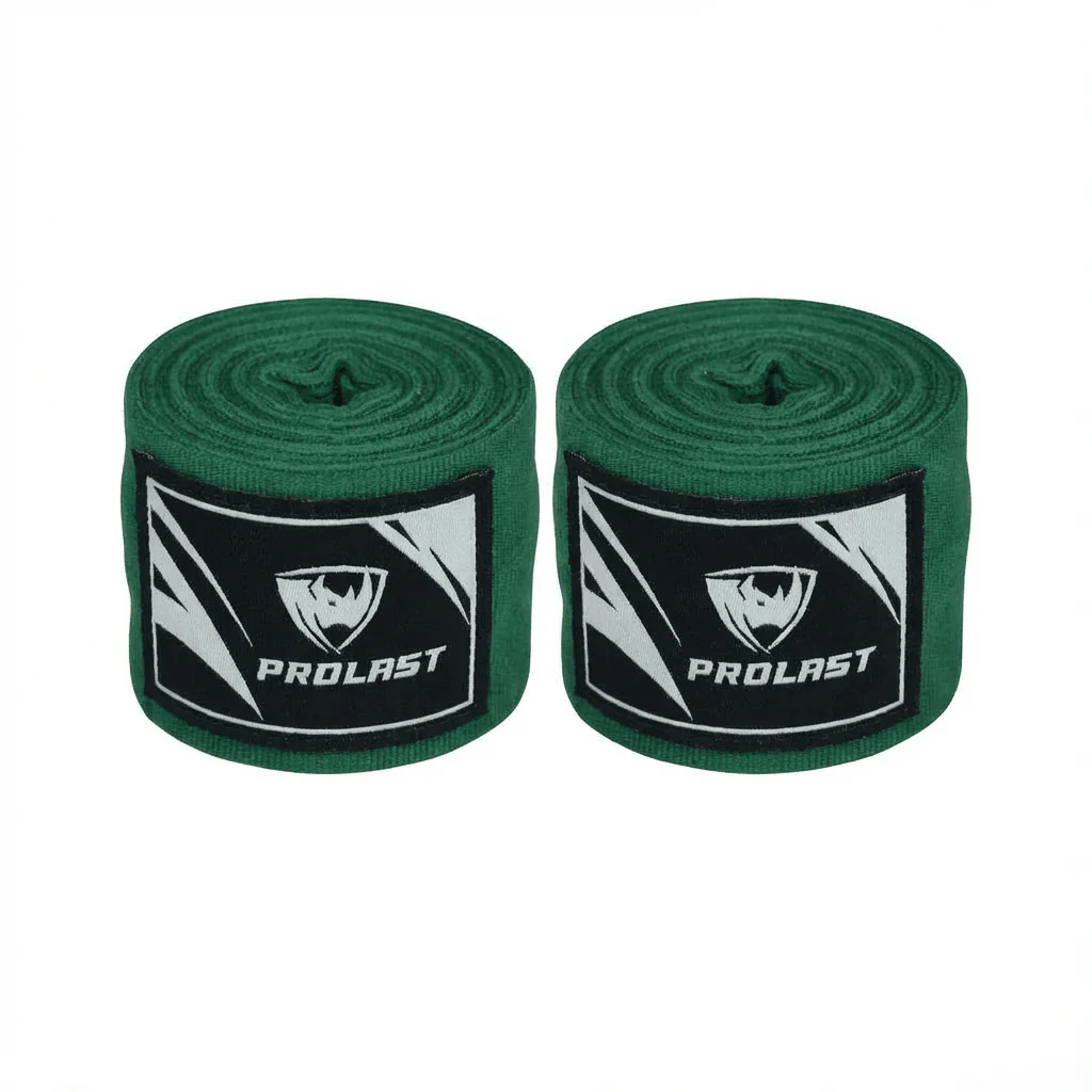 Prolast Professional Boxing 180' Hunter Green Hand Wraps - Image 3