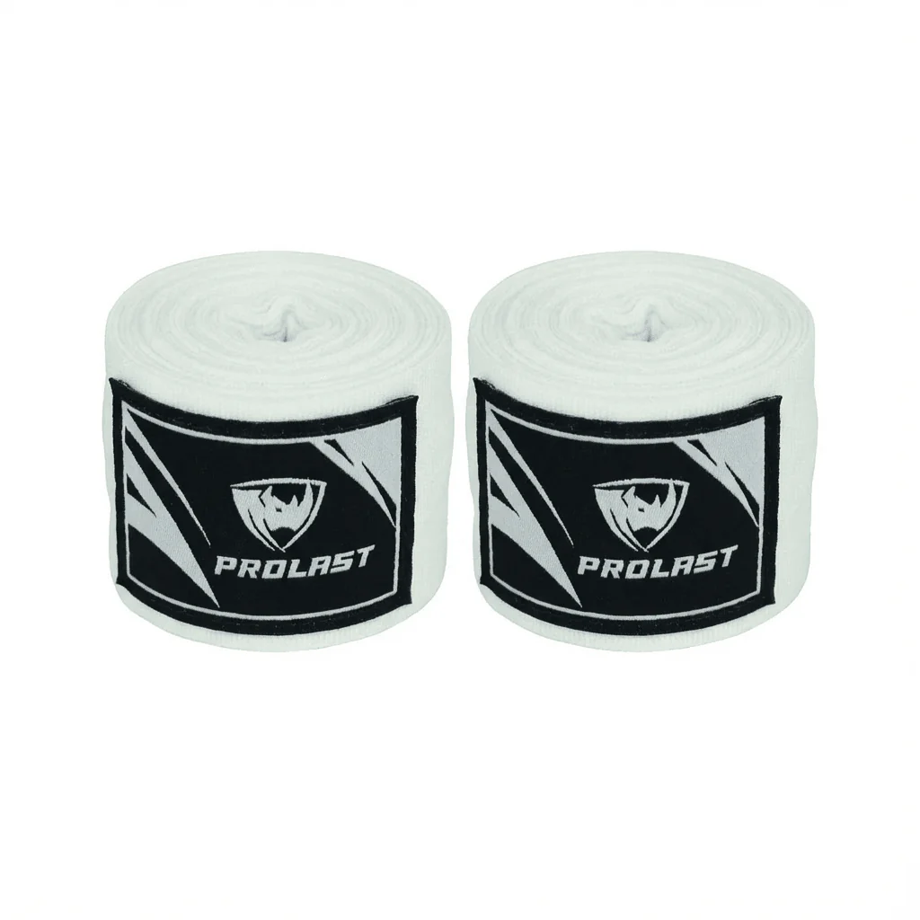 Prolast Professional Boxing 180' SNOW WHITE Hand Wraps - Image 3