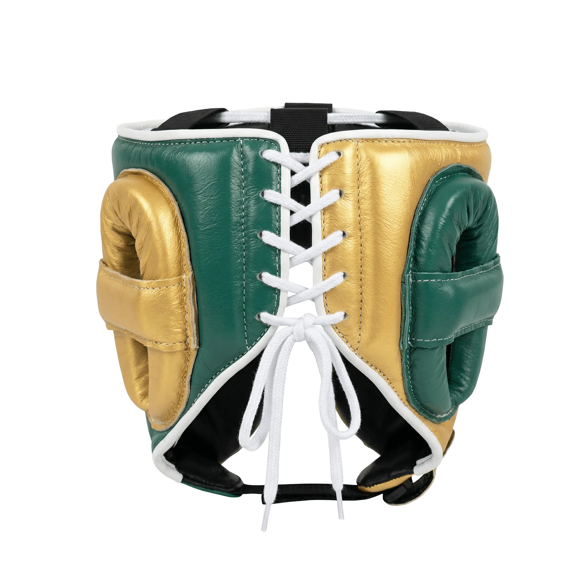Winning Custom Cheek Protector Headgear - 2 WAY GREEN / GOLD - Image 2