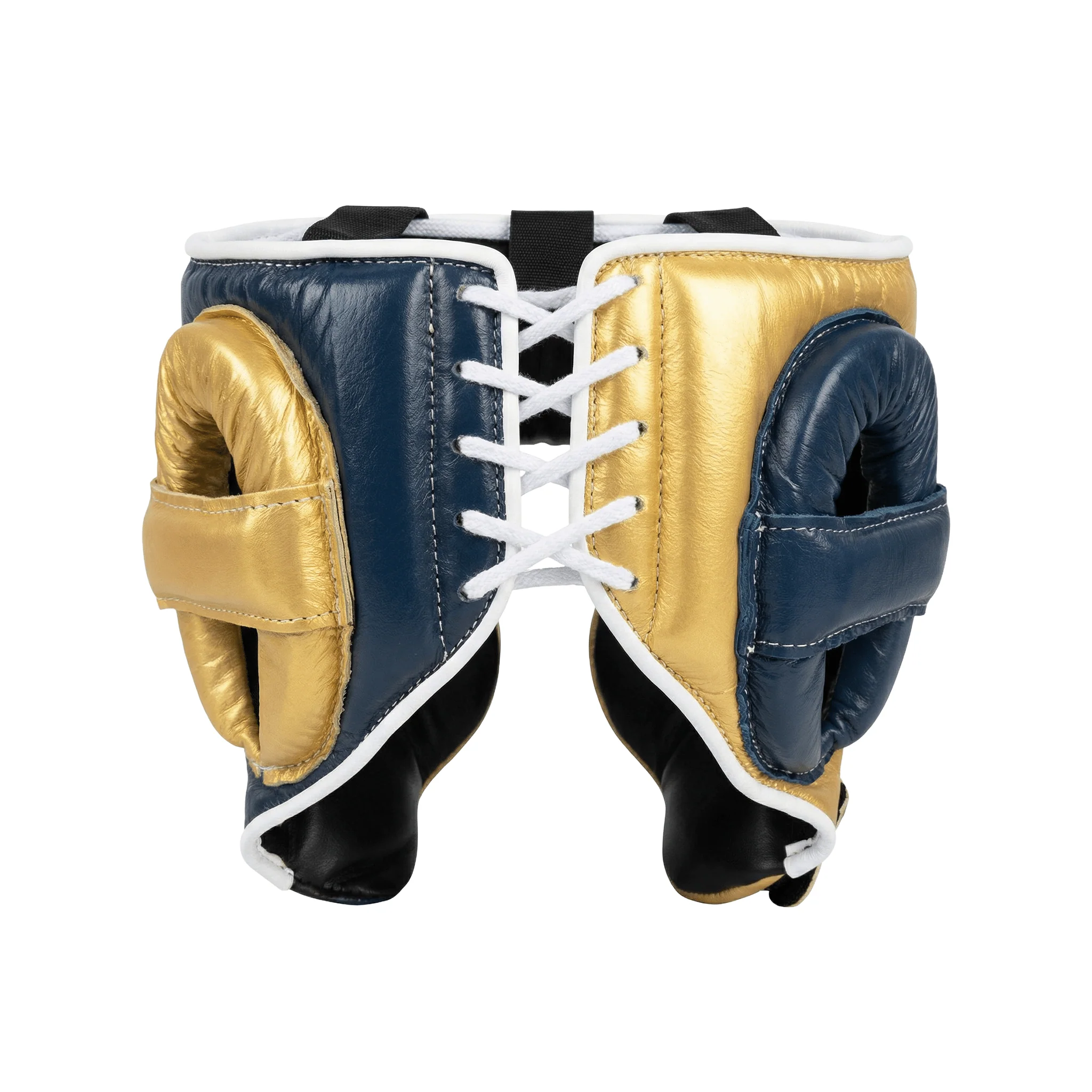 Winning Custom Cheek Protector Headgear - 2 WAY NAVY / GOLD - Image 2