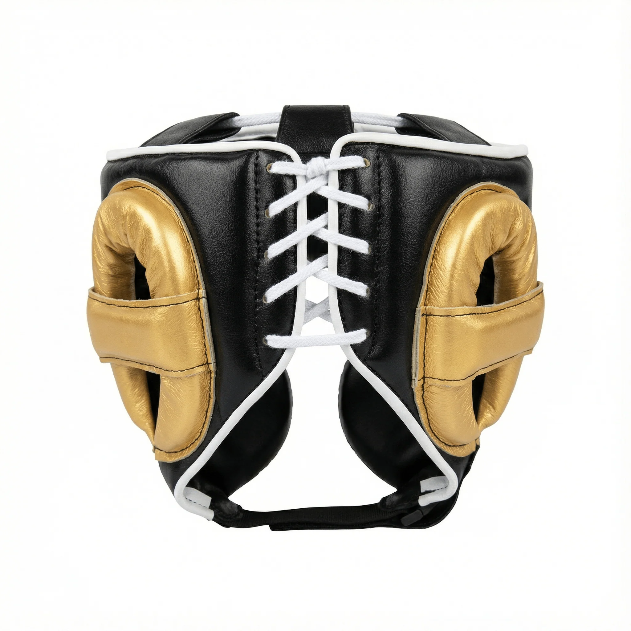 Winning Custom Cheek Protector Headgear - BLACK / GOLD - Image 2