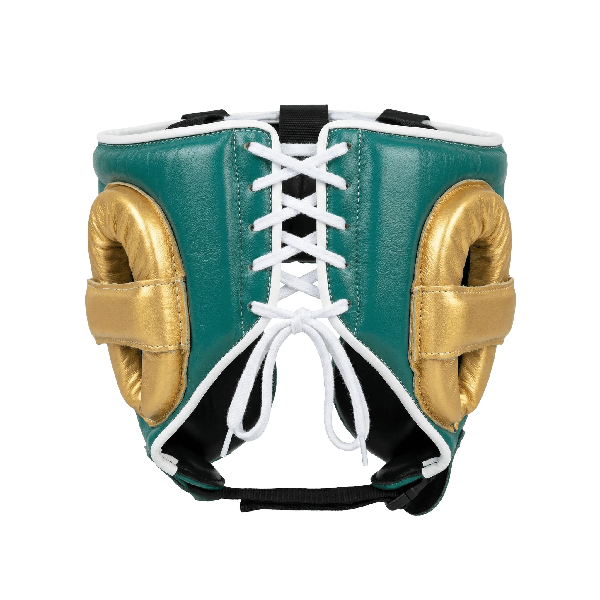 Winning Custom Cheek Protector Headgear - GREEN / GOLD - Image 2