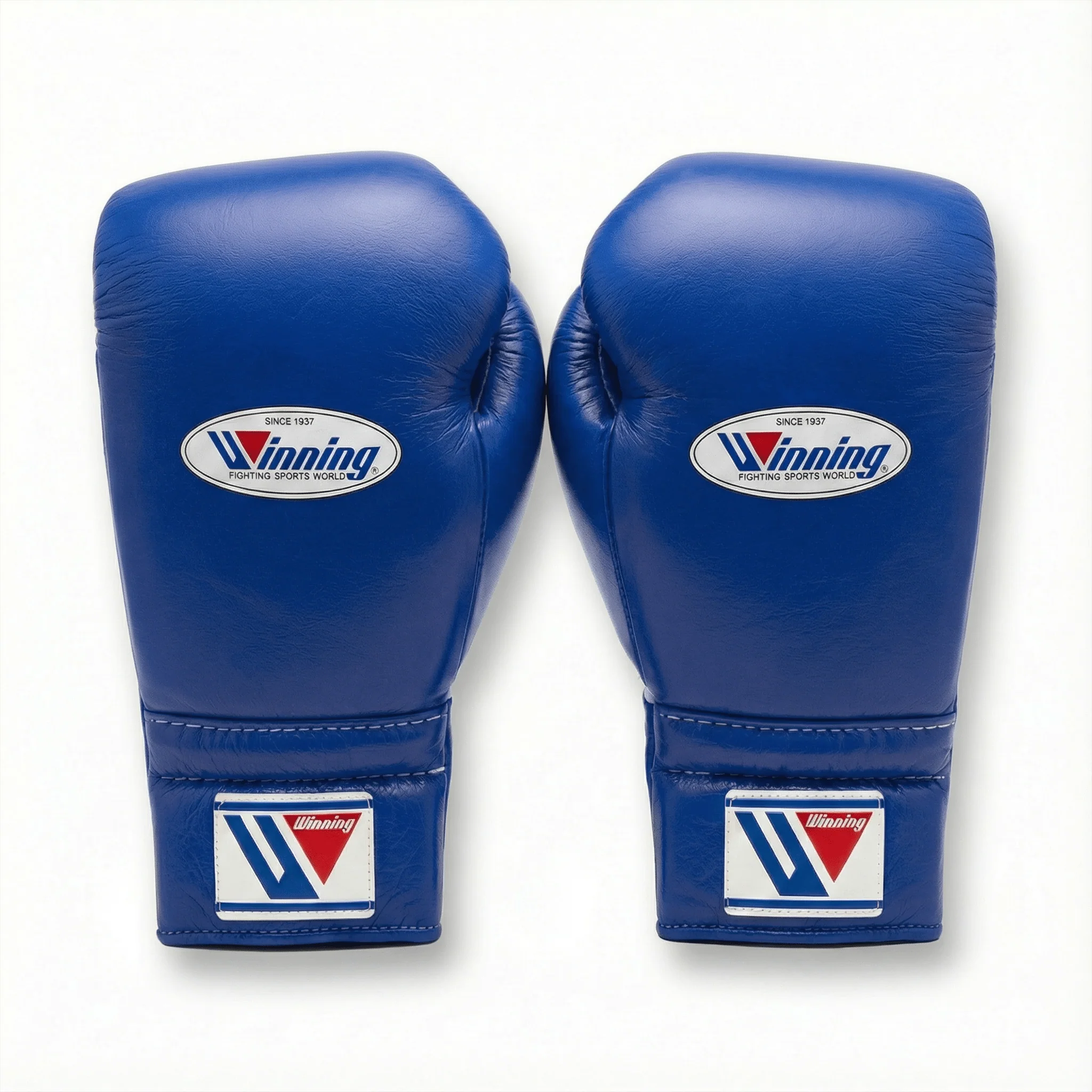 WINNING LACE-UP BOXING GLOVES - BLUE - Image 2