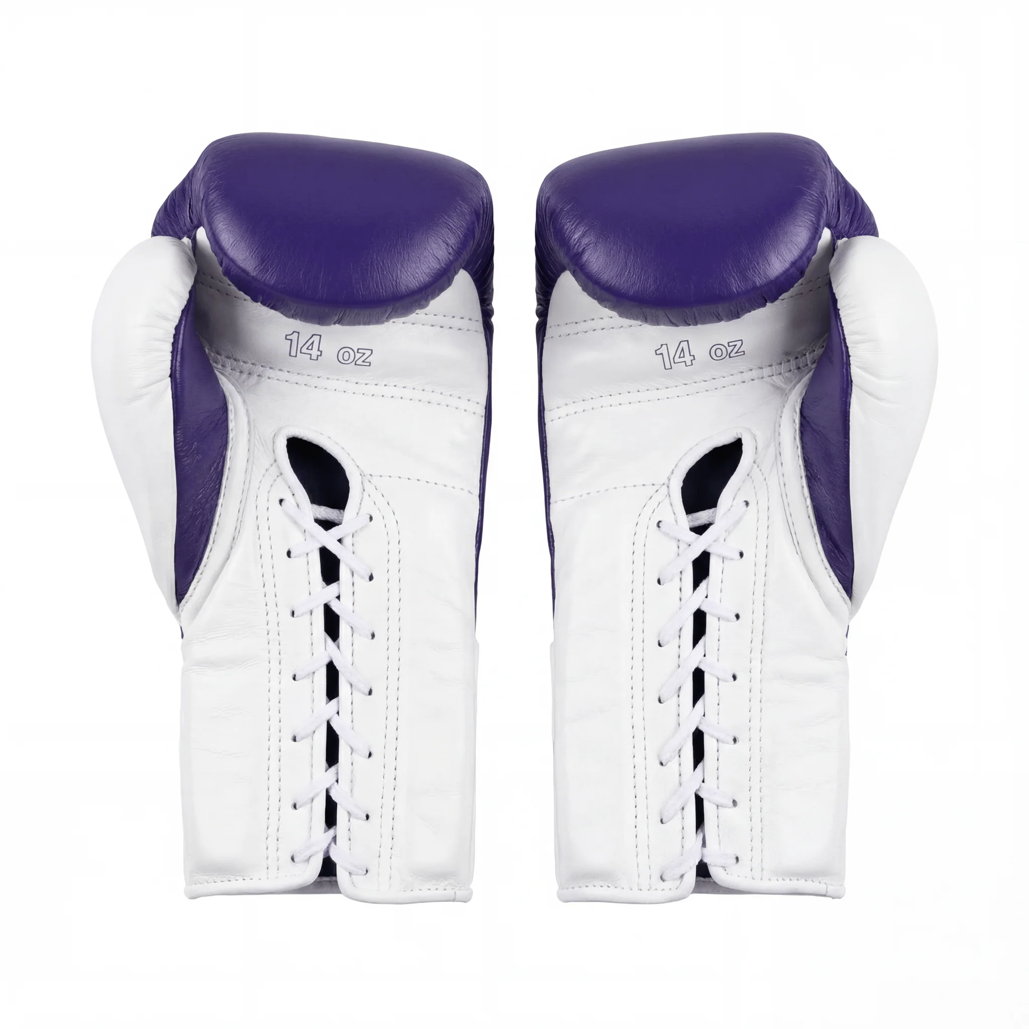 WINNING LACE-UP BOXING GLOVES - PURPLE/WHITE - Image 3