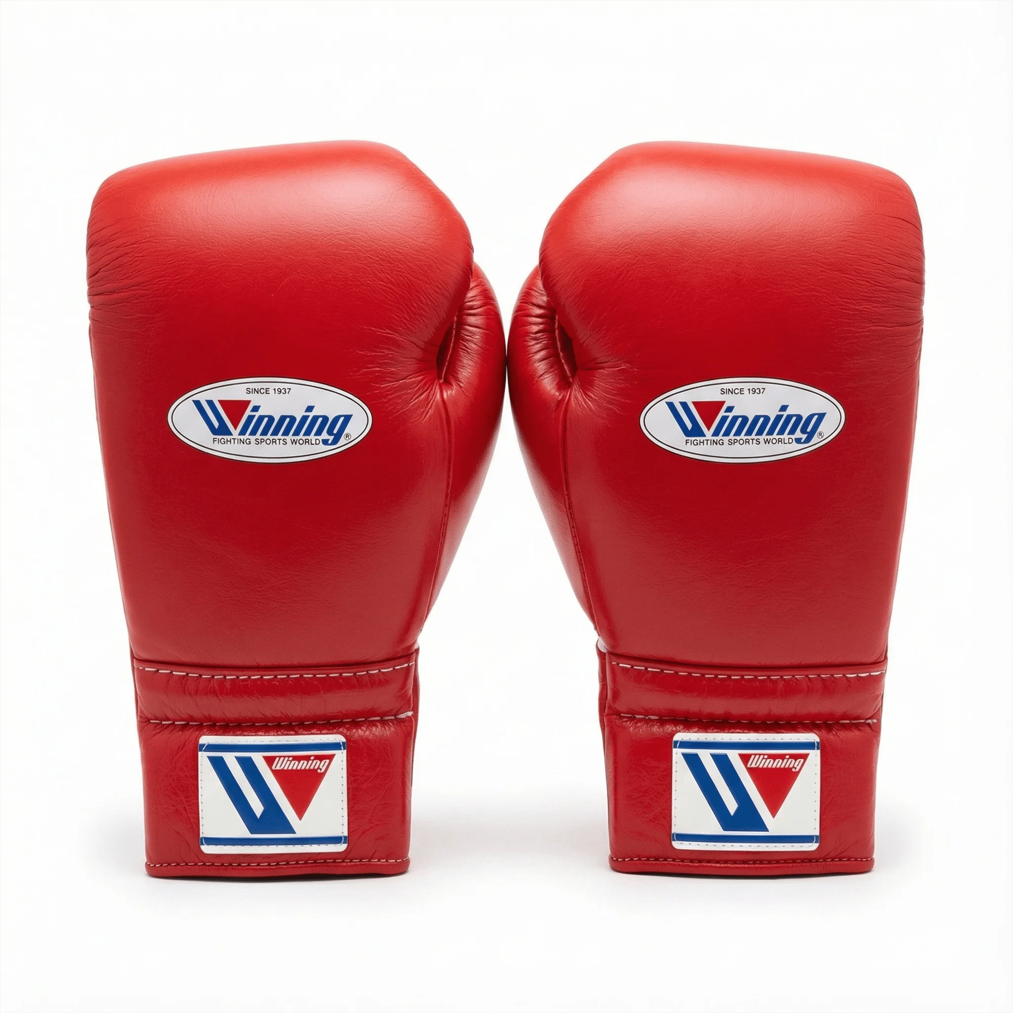 WINNING LACE-UP BOXING GLOVES - RED - Image 2