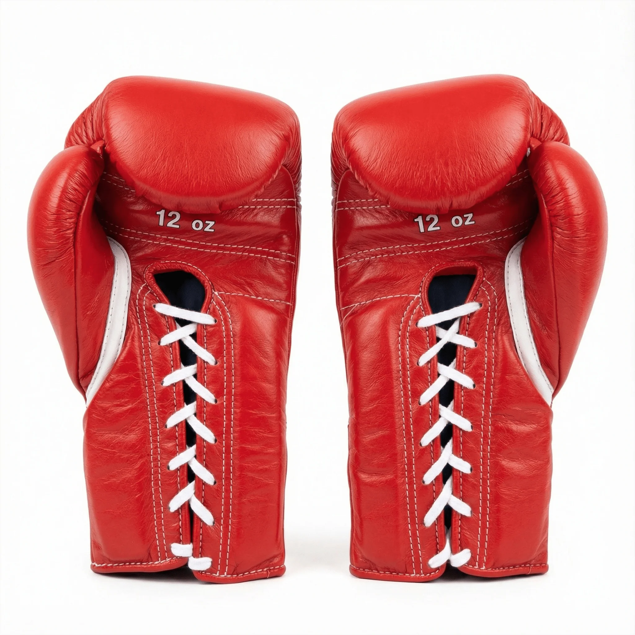 WINNING LACE-UP BOXING GLOVES - RED - Image 3