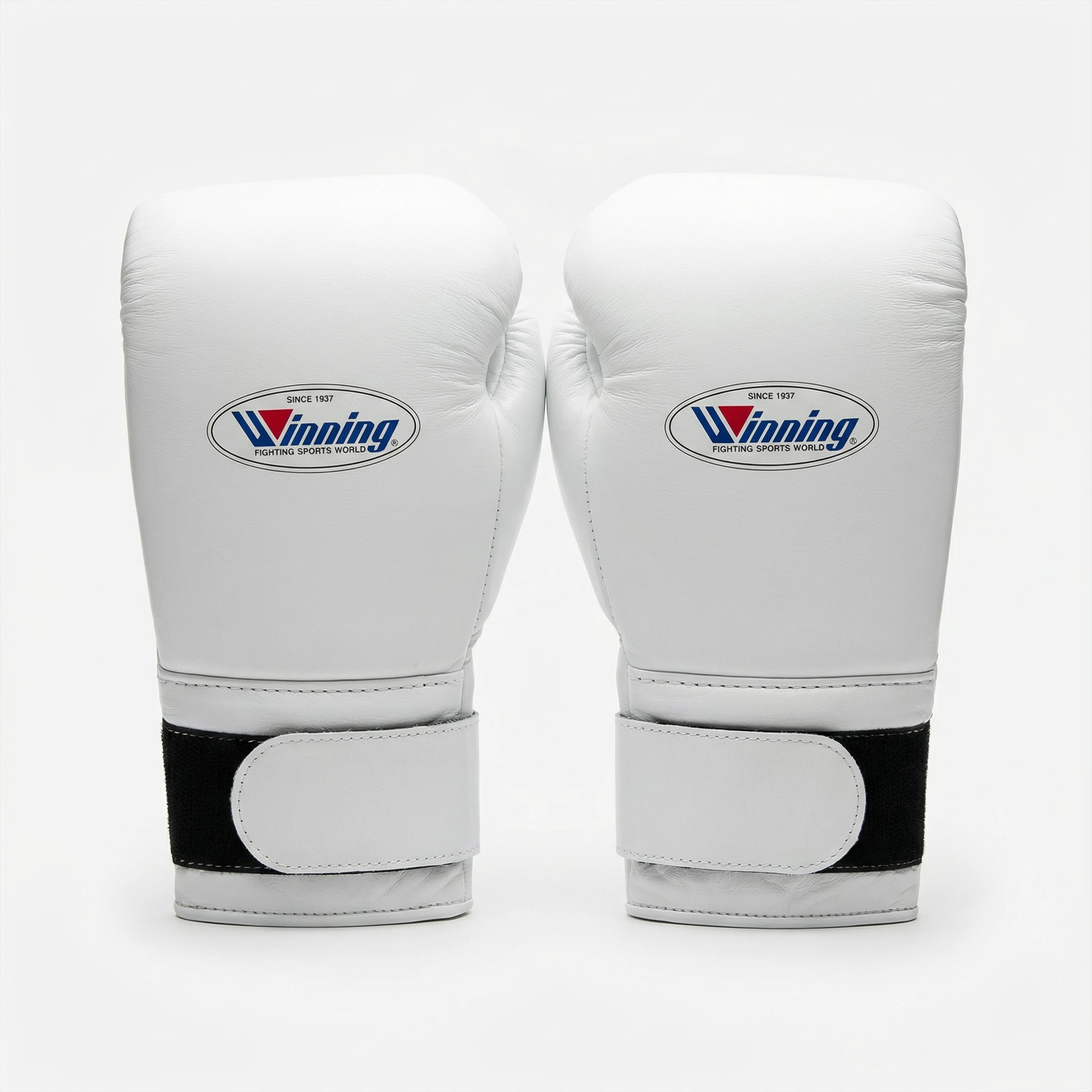 WINNING VELCRO BOXING GLOVES - WHITE - Image 3
